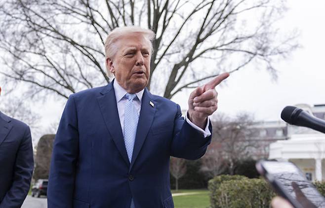 도널드 트럼프 미국 대통령. 연합뉴스