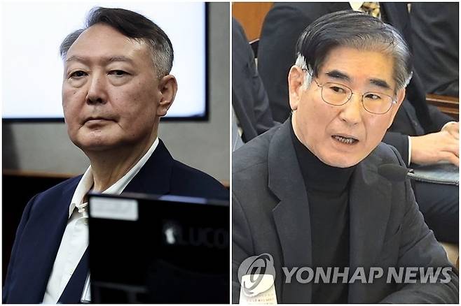 윤석열, 김용현 [사진공동취재단, 헌법재판소 제공]