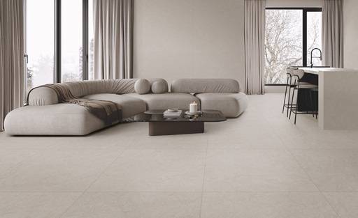 동화기업의 '아이코닉 스톤 컬렉션'을 적용한 인테리어.