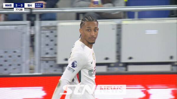 첼시 vs 에버턴 EPL 31라운드 경기. /사진=STN 방송화면 캡처&nbsp;