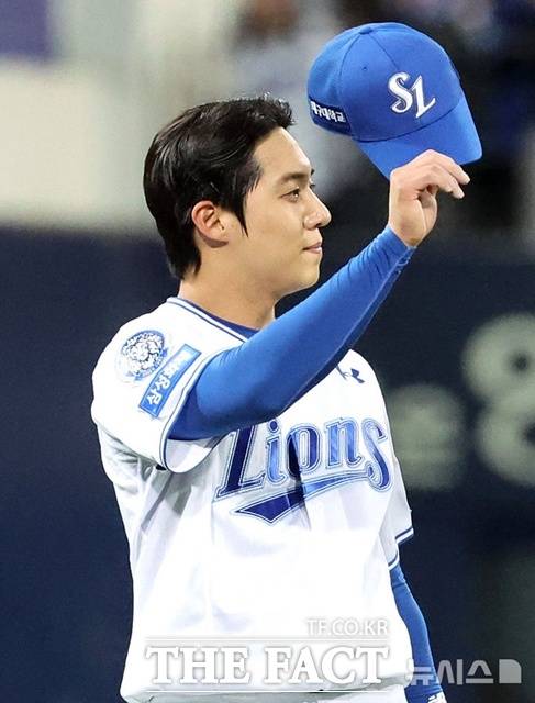 삼성 라이온즈 원태인은 국내 투수 중 유일하게 지난해 경기 당 6이닝 이상을 투구했다. 가장 안정적인 선발투수란 사실이 수치로 입증됐다. /뉴시스