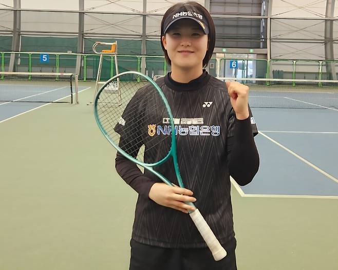 Hwang Jeong-mi, the key player in NH Nonghyup Bank's victory. Reporter Kim Kyung-moo