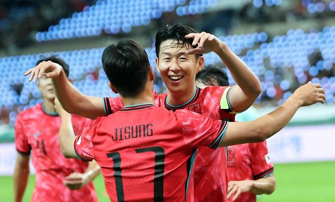 대표팀에서 활짝 웃는 손흥민의 모습을 볼 수 있을까. 손흥민에게도 대표팀에게도 중요하다. 2025.10.14 ⓒ 뉴스1 김명섭 기자 /사진=뉴스1