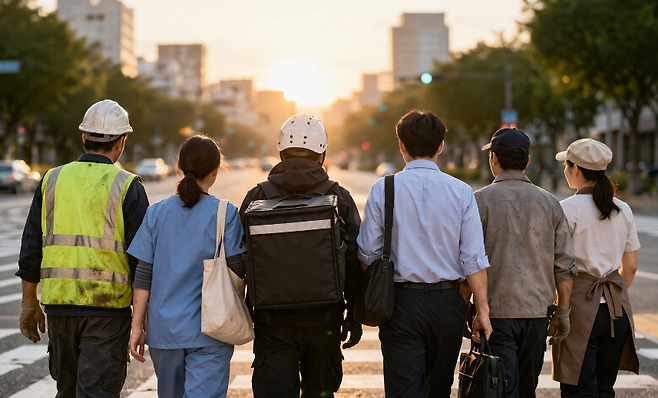 노동절의 법정 공휴일 지정이 추진되면서, 모든 노동자가 같은 날 쉴 수 있는 제도 변화가 현실화될지 주목된다. (연출 이미지)