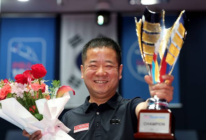 이종주가 드림투어 파이널 챔피언에 등극하며 1부 승격을 확정했다. PBA 제공