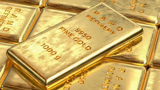 안전자산의 대명사로 불리는  금.[123Rf]