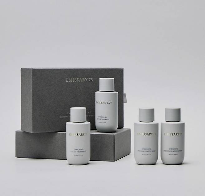 에미서리.73 롯데호텔 어메니티 세트. 사진 제공=롯데호텔앤리조트