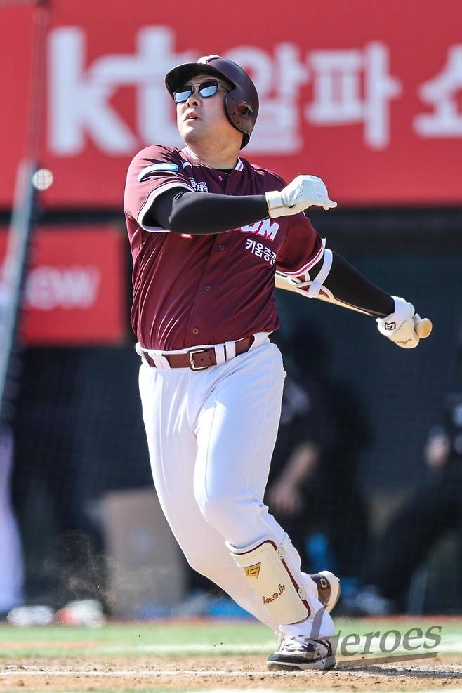 ▲ 안치홍 ⓒ키움 히어로즈
