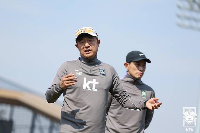 이민성 U-23 축구대표팀 감독. /사진=대한축구협회 제공