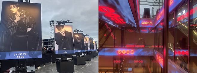 BTS가 4년만에 미국 무대에 선 피어17 (뉴욕=연합뉴스) 김연숙 특파원= 23일(현지시간) '스포티파이 X BTS : 스윔사이드'가 열린 미국 뉴욕 맨해튼 피어17 내부. 2026.3.23 photo@yna.co.kr