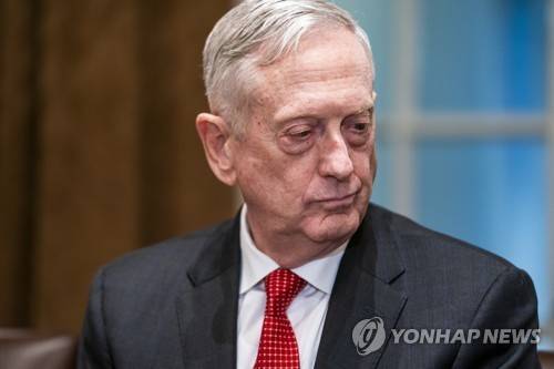 제임스 매티스 전 미 국방장관  [EPA 연합뉴스 자료사진. 재판매 및 DB 금지]