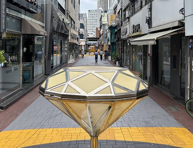 대구 중구 교동 귀금속 거리. /황인무기자