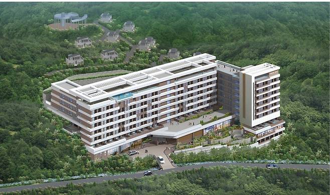울릉도 오션포레스트 호텔(가칭) 조감도 / 금강공업 제공