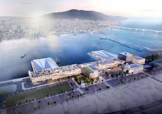 부산공동어시장 현대화사업 조감도.(사진=부산공동어시장 제공)