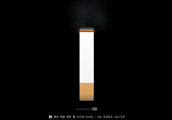 온라인 담배 사이트가 등장했다. 기능도 담배 불붙이기, 태우기, 재 털기밖에 없다. 목적은 하나다. 모두에게 휴식시간을 제공하는 것. 사진=사이트 '온라인 담타' 캡처.