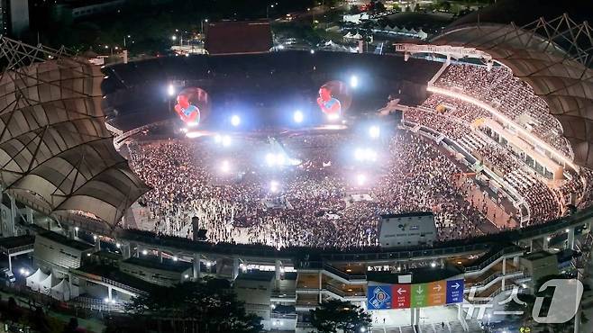 다음달 BTS 월드투어 첫 공식 공연이 펼쳐질 고양시 대화동 종합운동장. (고양시 제공, 재판매 및 DB금지)