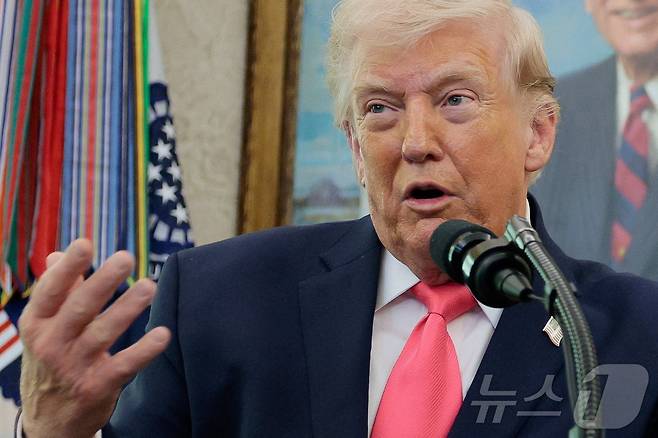도널드 트럼프 미국 대통령. 2026.03.24 ⓒ 로이터=뉴스1