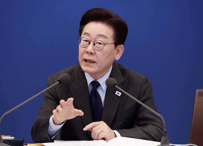 이재명 대통령이 24일 청와대에서 열린 국무회의에서 발언하고 있다. 2026.3.24. 청와대통신사진기자단