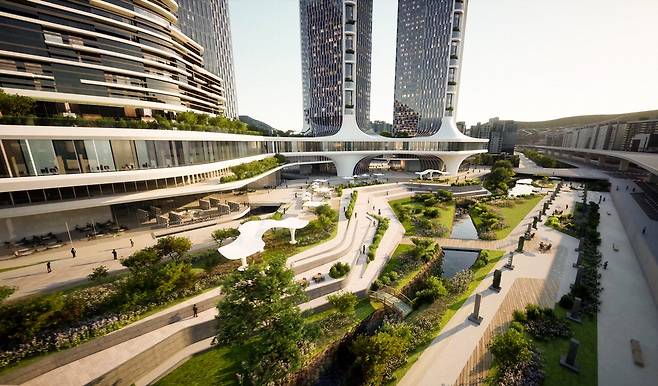 서울시가 용적률 인센티브 등을 적용한 홍제역 직·주·락 역세권 활성화 사업 조감도. 서울시