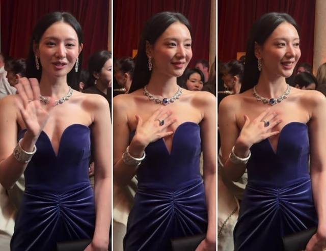 배우 김지원이 한층 마른 모습으로 등장해 팬들의 건강 우려를 낳고 있다. 사진=보그 홍콩 SNS