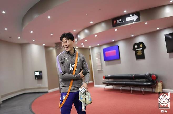 [서울=뉴시스] 한국 남자 축구 대표팀의 오현규. (사진=대한축구협회 제공) 2026.03.24. photo@newsis.com *재판매 및 DB 금지