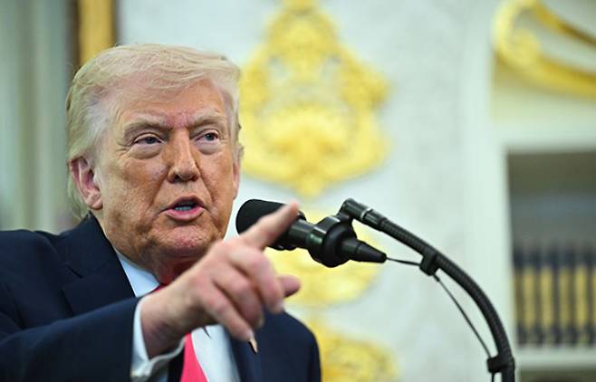 도널드 트럼프 미국 대통령. 연합뉴스