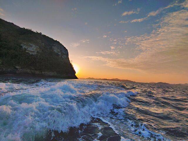 대도해해상국립공원의 일출. 국립공원공단