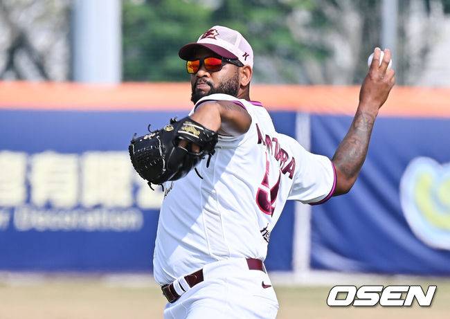 [OSEN=가오슝(대만), 이석우 기자] 키움 히어로즈 알칸타라 237 2026.02.03 / foto0307@osen.co.kr