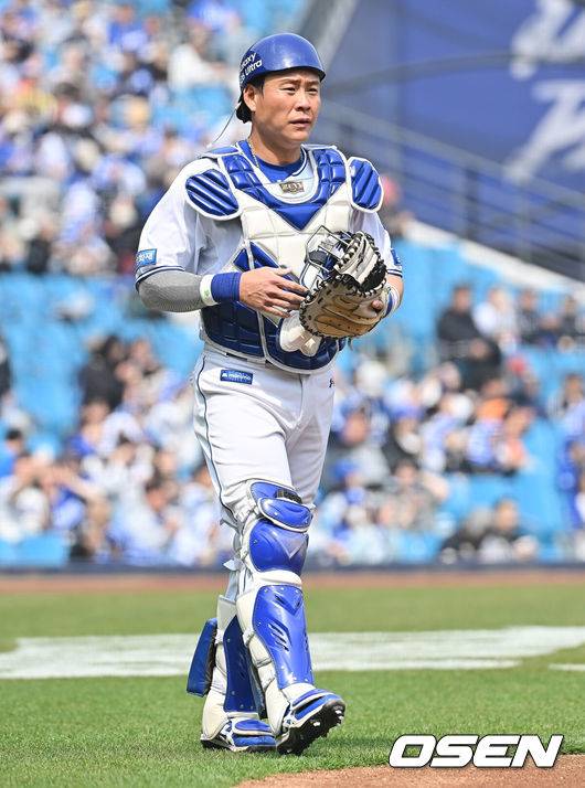 [OSEN=대구, 이석우 기자] 삼성 라이온즈 박세혁 153 2026.03.24 / foto0307@osen.co.kr