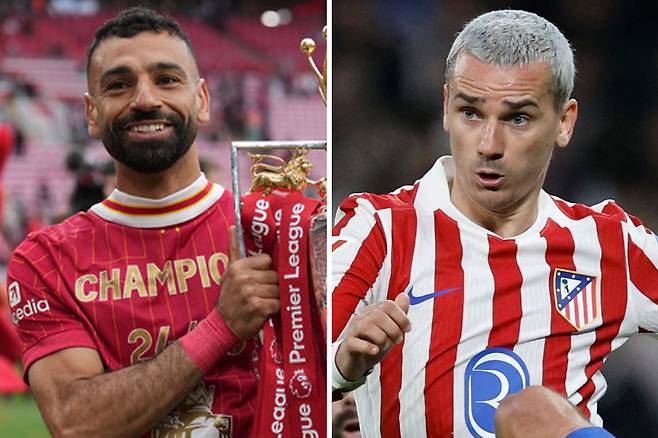 살라흐(왼쪽), 그리에즈만