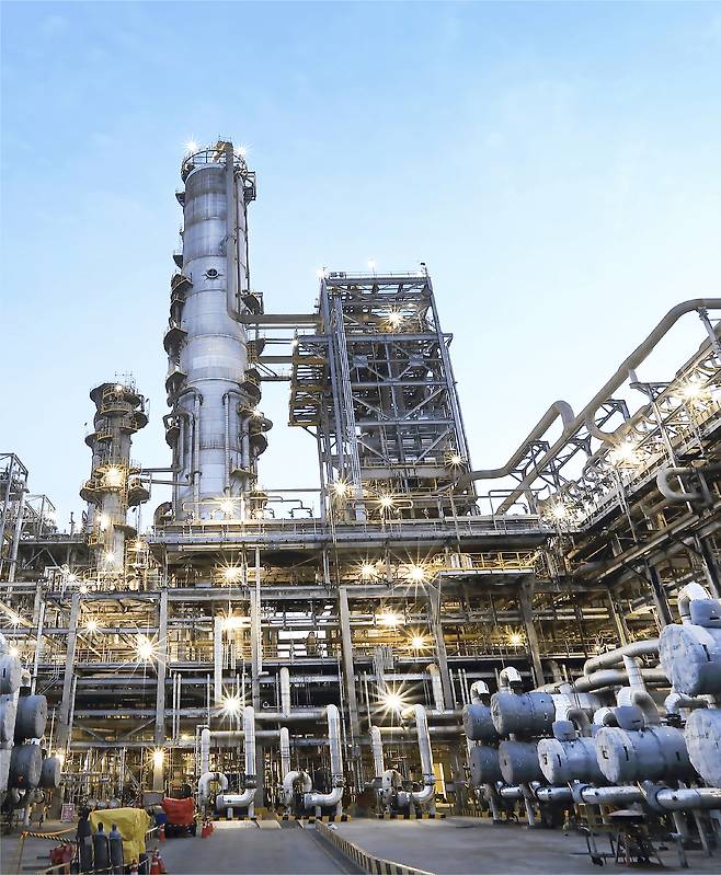 여수에 위치한 GS칼텍스의 원유 정제시설(CDU) 전경/GS칼텍스