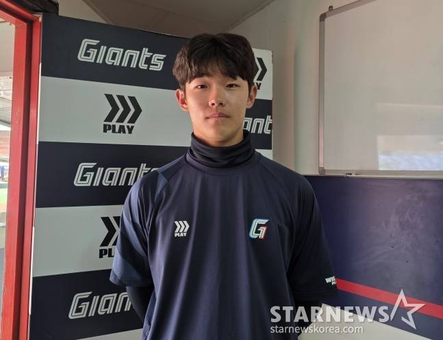 롯데 신인 김한홀. /사진=김동윤 기자