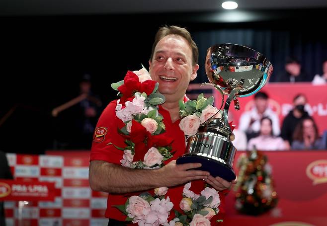 우수선수 우선 등록으로 PBA에 입성했던 다니엘 산체스 [PBA 제공. 재판매 및 DB 금지]