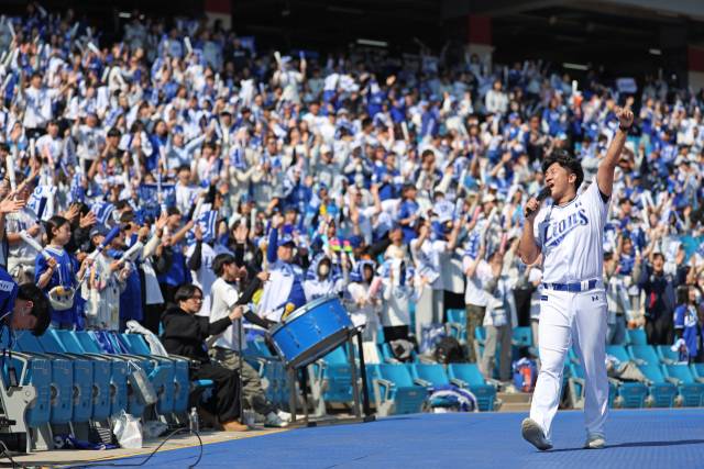 삼성 라이온즈가 프로야구 2026시즌 우승에 도전한다. 지난 21일 대구 삼성라이온즈파크에서 열린 삼성 라이온즈와 LG 트윈스의 시범경기 도중 관중석 풍경. 삼성 제공