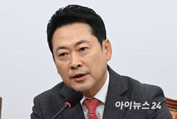 장동혁 국민의힘 대표가 23일 서울 여의도 국회에서 열린 최고위원회의에서 발언하고 있다. [사진=곽영래 기자]