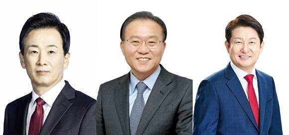 왼쪽부터 유영하 달서갑 의원, 윤재옥 달서을 의원, 권영진 달서병 의원 [사진=각 의원실]