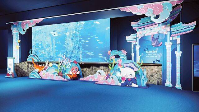 롯데월드 아쿠아리움 ‘바다모험전’의 용궁 입구. 롯데월드 제공