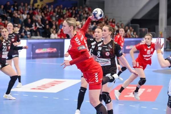 사진 2025/26 EHF 여자 핸드볼 챔피언스리그 에스비에르와 포드라브카 경기 모습, 사진 출처=유럽핸드볼연맹