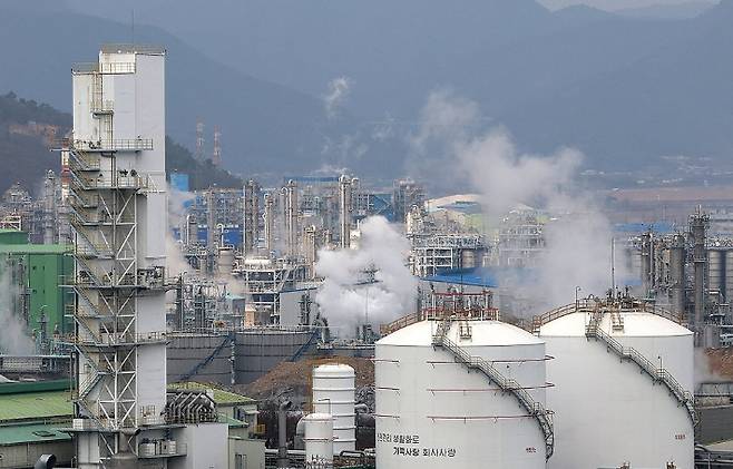 여수 석유화학단지. 연합뉴스