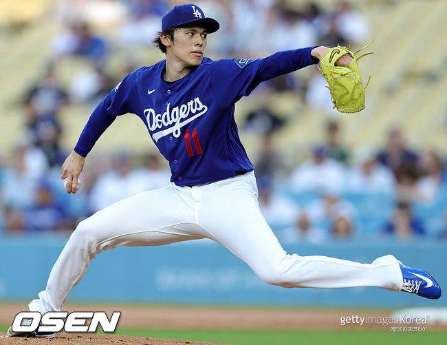 [사진] LA 다저스 사사키 로키. ⓒGettyimages(무단전재 및 재배포 금지)