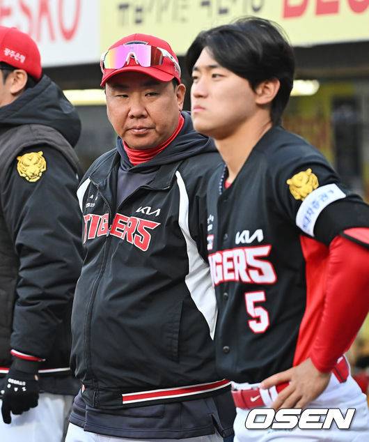 [OSEN=대구, 이석우 기자] KIA 타이거즈 이범호 감독, 김도영 266 2026.03.23 / foto0307@osen.co.kr