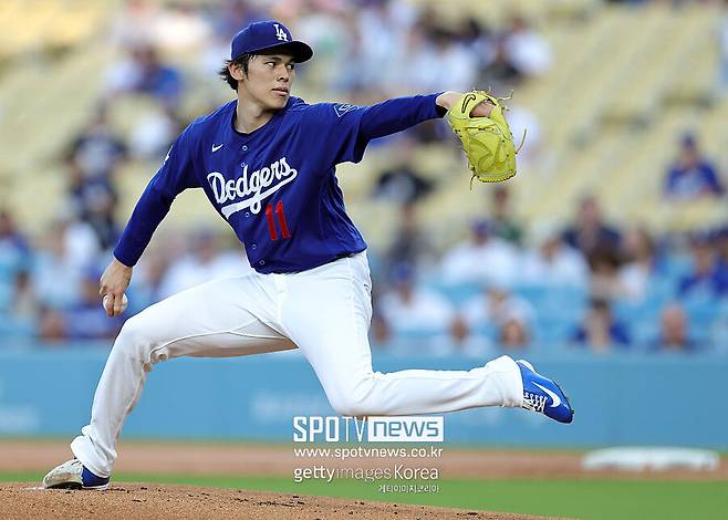 ▲ 사사키 로키의 제구 불안이 시범경기 내내 이어지고 있다.