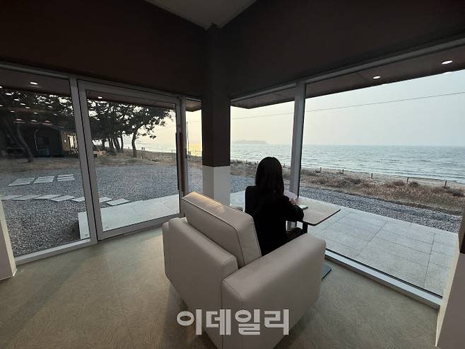 고사포 야영장의 워케이션 센터 내부