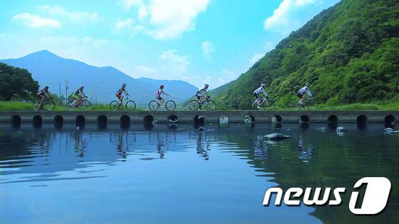 임실군 섬진강 자전거길ⓒ 뉴스1