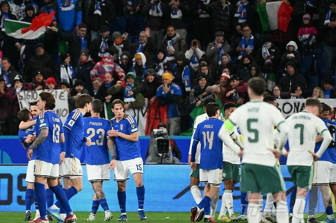 이탈리아가 북아일랜드를 2-0으로 제압했다.ⓒ AFP=뉴스1