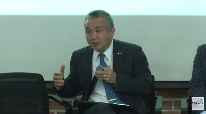 와카타 고이치 액시엄 스페이스 최고기술책임자. 한국과학기술원인공위성연구소 유튜브 캡처