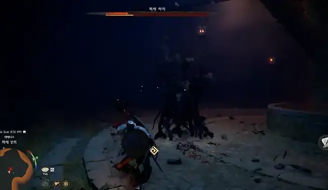 ▲ 3번째 까마귀는 한번씩 공격, 4번째 까마귀는 2연타 및 범위 공격을 한다