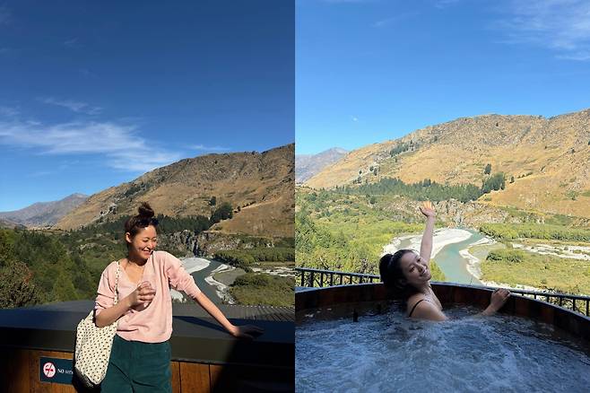 그룹 AOA 출신 배우 설현이 뉴질랜드에서 여행 중인 근황을 전했다. /사진=설현 SNS