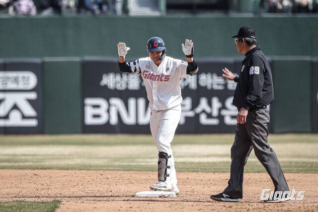 외야수로 개막 엔트리에 등록된 손호영./롯데 자이언츠