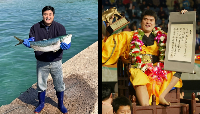 이철우 국민의힘 경북도지사 예비후보 캠프에 합류한 양준혁 해양수산특별보좌역과 이태현 문화관광정책특별보좌역. 이철우 예비후보 선거사무소 제공